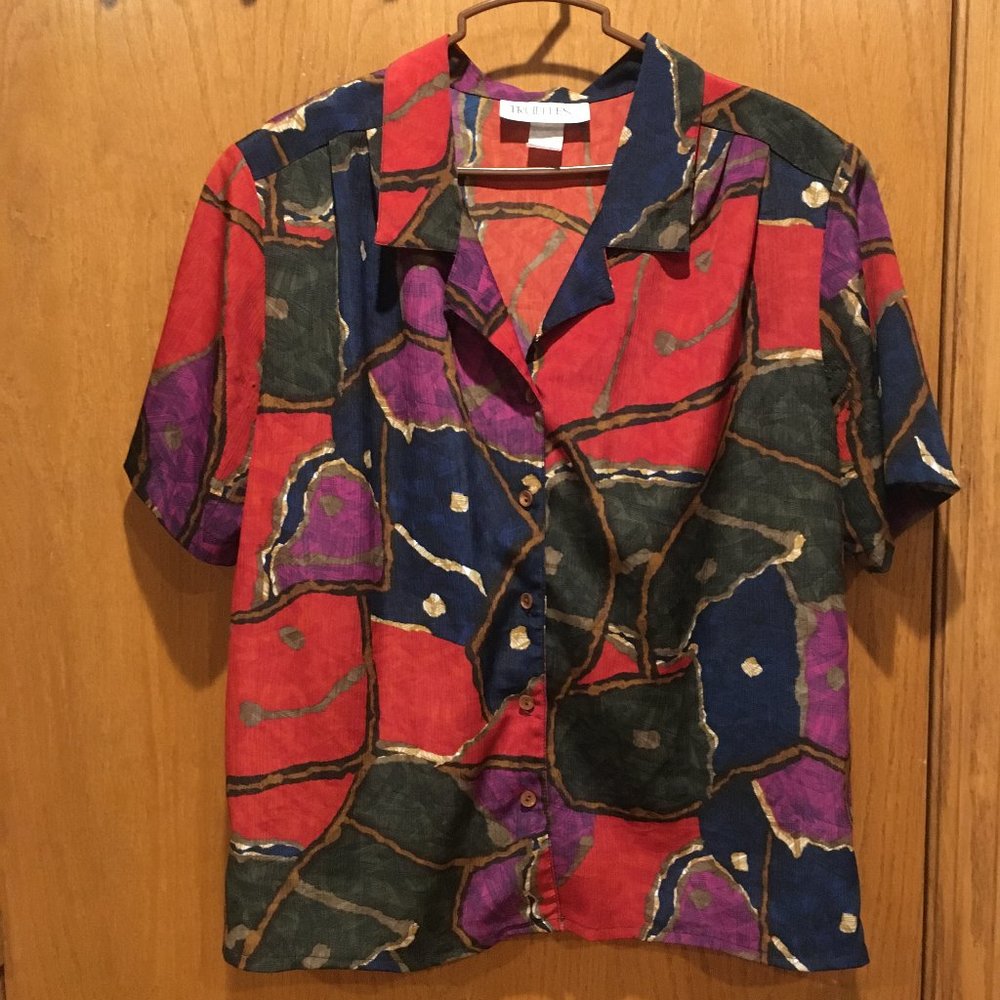 80s button down top!